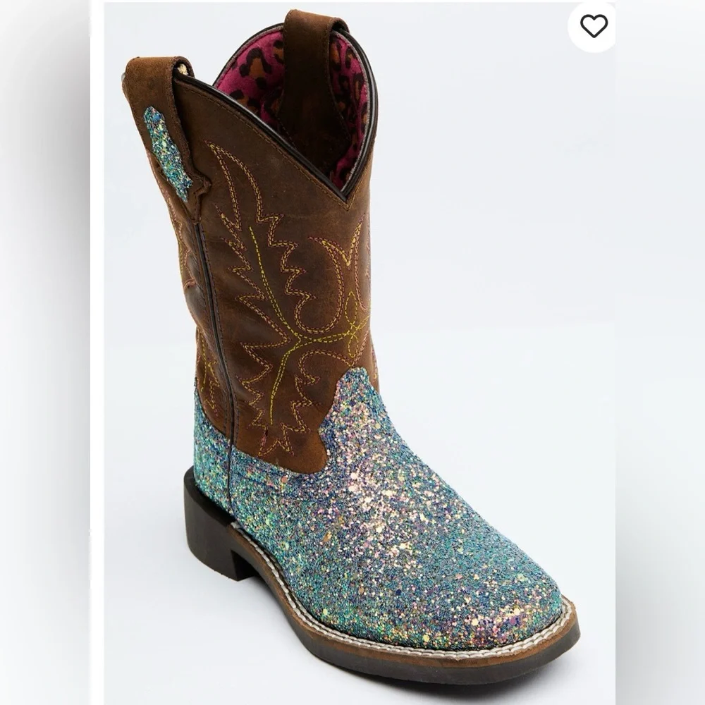 Smoky Mountain Shyanne Girls‎ Glitterama Western Boots-Broad Square Toe